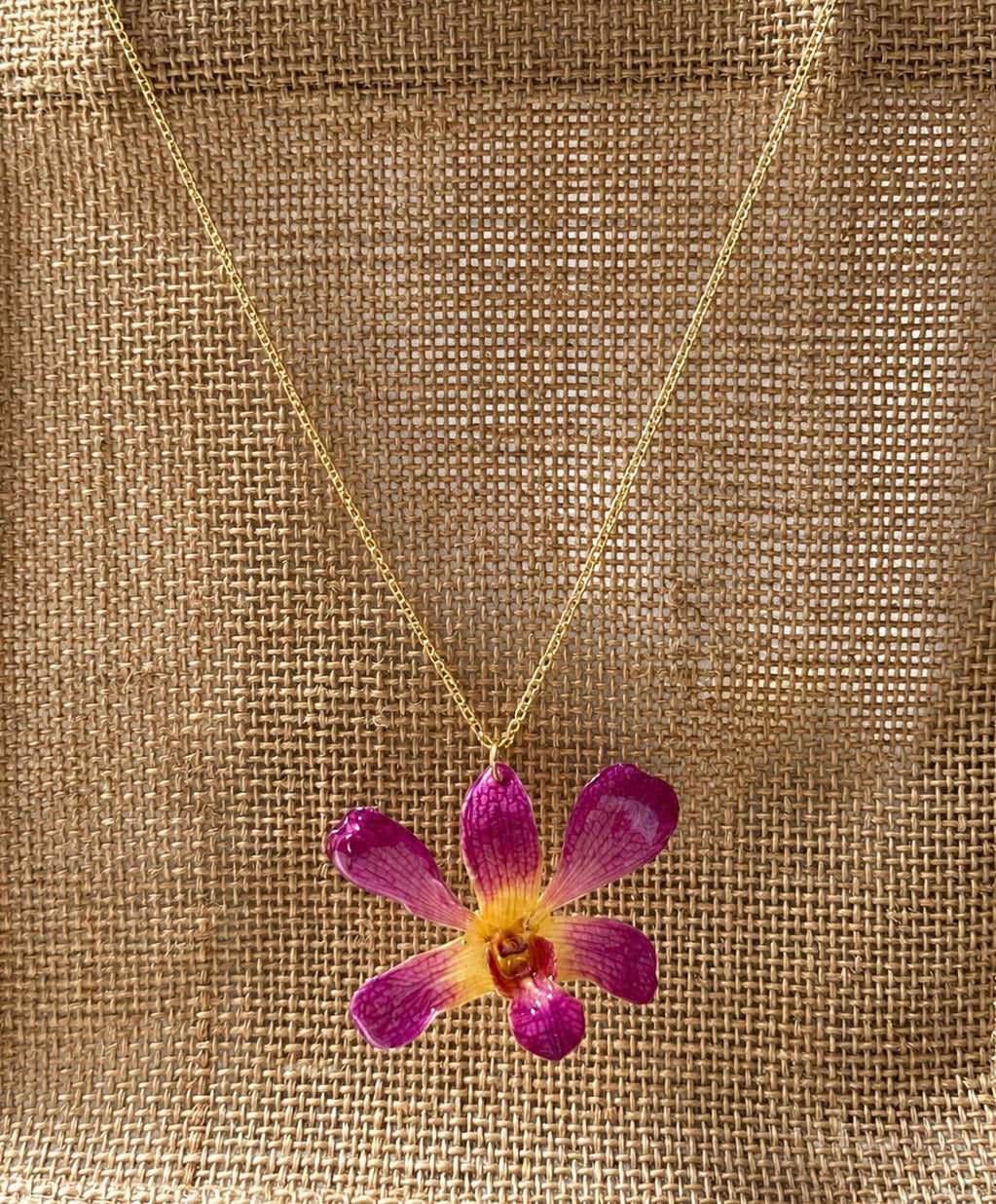 Parure Dendrobium Bicolore