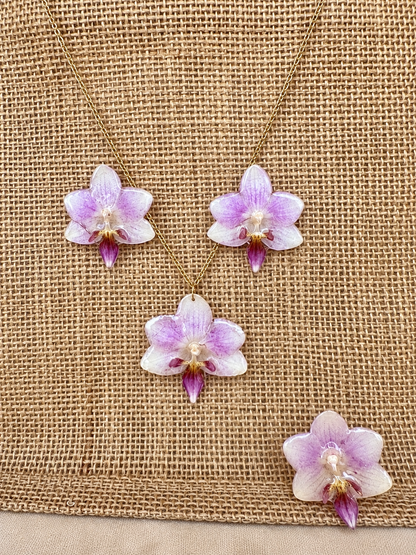 Parure Phalaenopsis Lilas