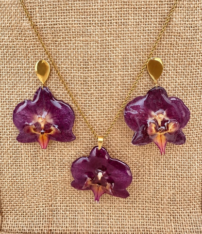 Parure Phalaenopsis Violette