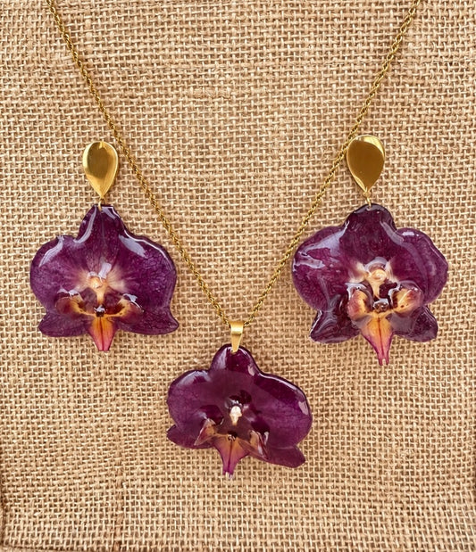 Parure Phalaenopsis Violette