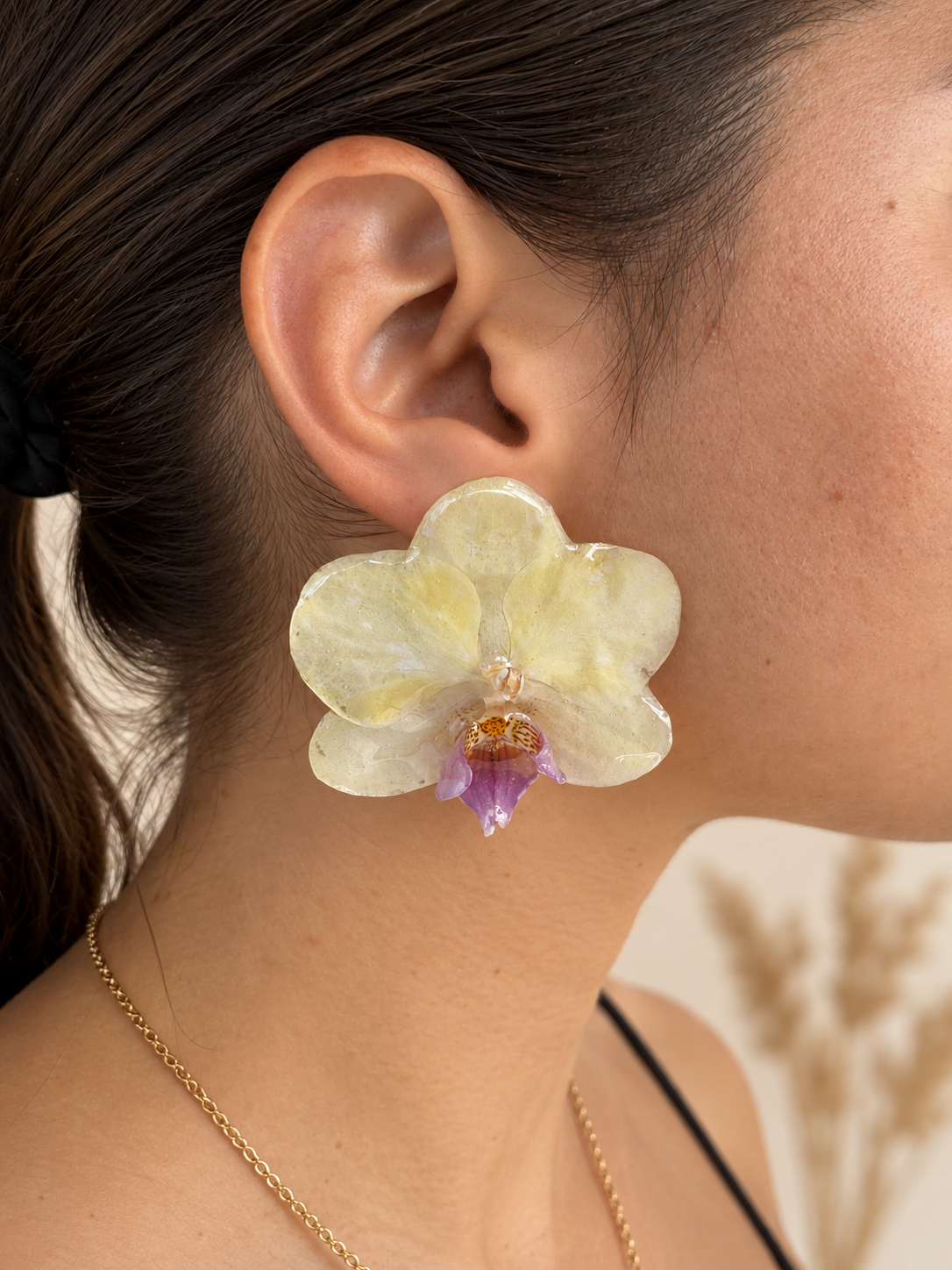 Parure Phalaenopsis Jaune